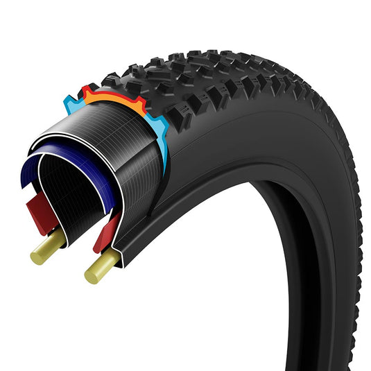 Vittoria Syerra Tire 29 x 2.4 Tubeless Folding Black TLR Road Bike