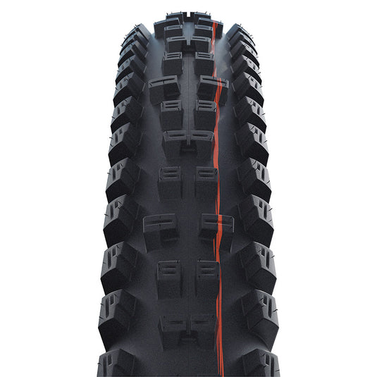 Schwalbe Tacky Chan Tire - 29 x 2.40, Tubeless, Folding, Black, Evolution Line, Super Gravity, Addix Soft, E-50