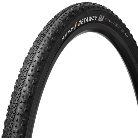 Challenge Getaway XP Gravel Tire, 700x40C, Folding, Tubeless Ready, SmartPlus, Corazza Armor Gold, 260TPI, Black