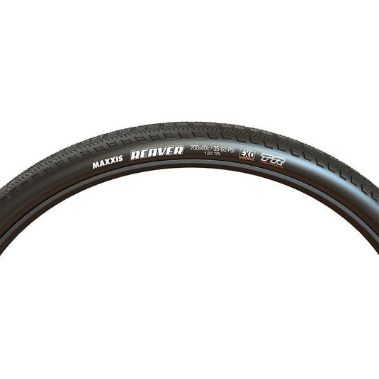 Maxxis Reaver Gravel Tire 700x50C, Folding, Tubeless Ready, HYPR-X, EXO, 120TPI, Black