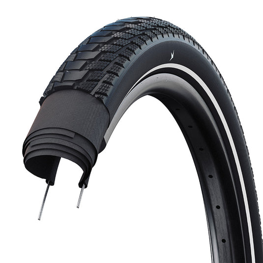 Schwalbe Motion Pick-Up Tire - 20 x 2.35, Clincher, Wire, Black/Reflex, Standard, Super Defense, Addix, E-50