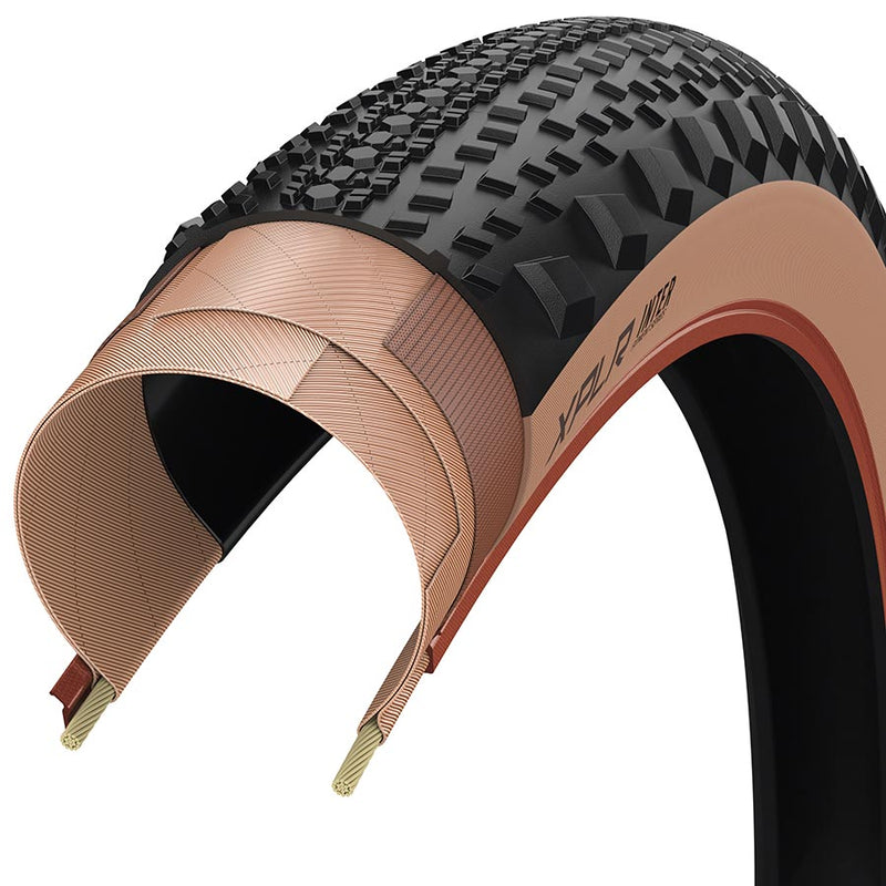 Load image into Gallery viewer, Zipp Goodyear XPLR Inter Gravel Tire, 700x45C, Folding, Tubeless Ready, Dynamic:UHP, M:Wall, Black

