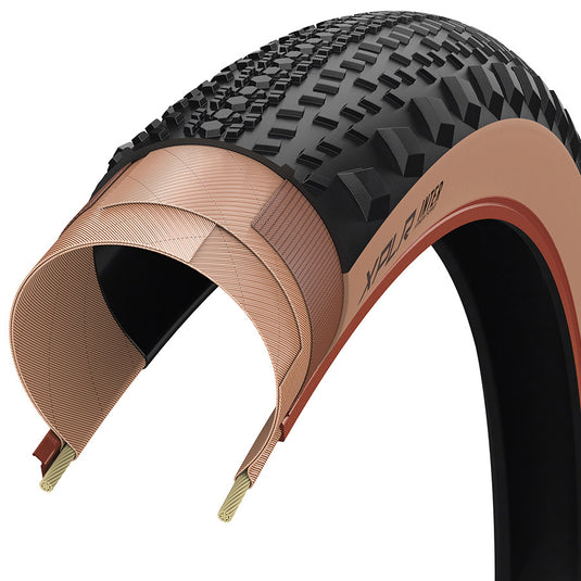 Zipp Goodyear XPLR Inter Gravel Tire, 700x50C, Folding, Tubeless Ready, Dynamic:UHP, M:Wall, Black