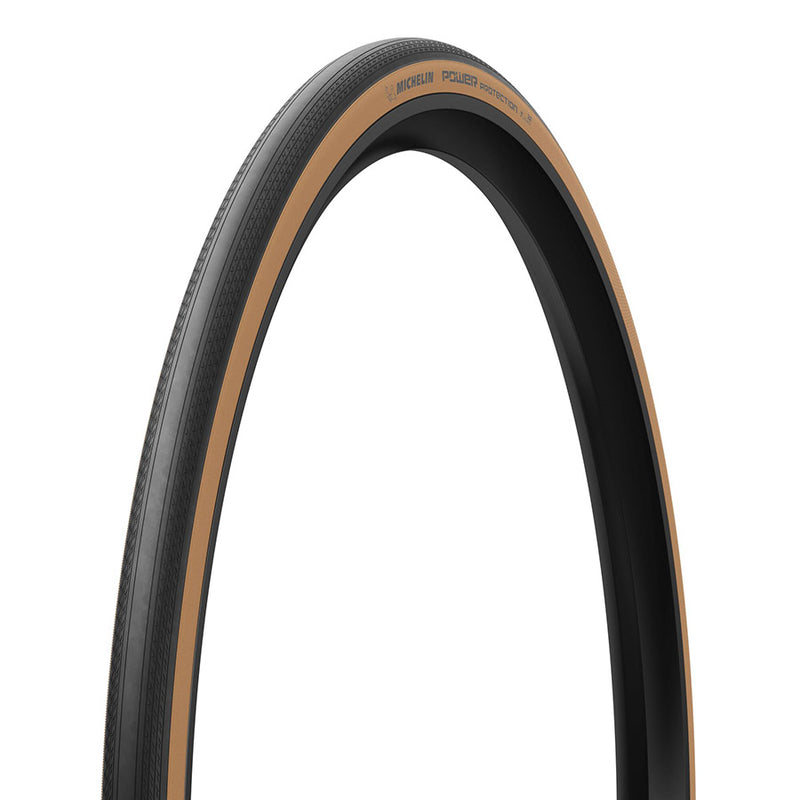 Load image into Gallery viewer, Michelin POWER PROTECTION Road Tire, 700x30C, Folding, Tubeless Ready, MAGI-X, 3x120, Tanwall
