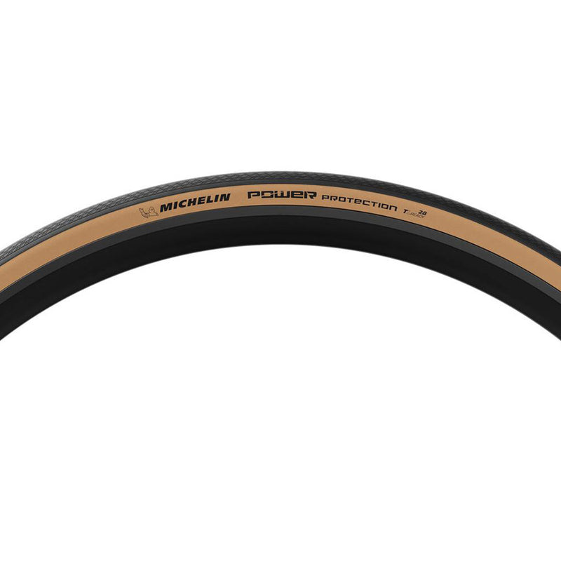 Load image into Gallery viewer, Michelin POWER PROTECTION Road Tire, 700x30C, Folding, Tubeless Ready, MAGI-X, 3x120, Tanwall
