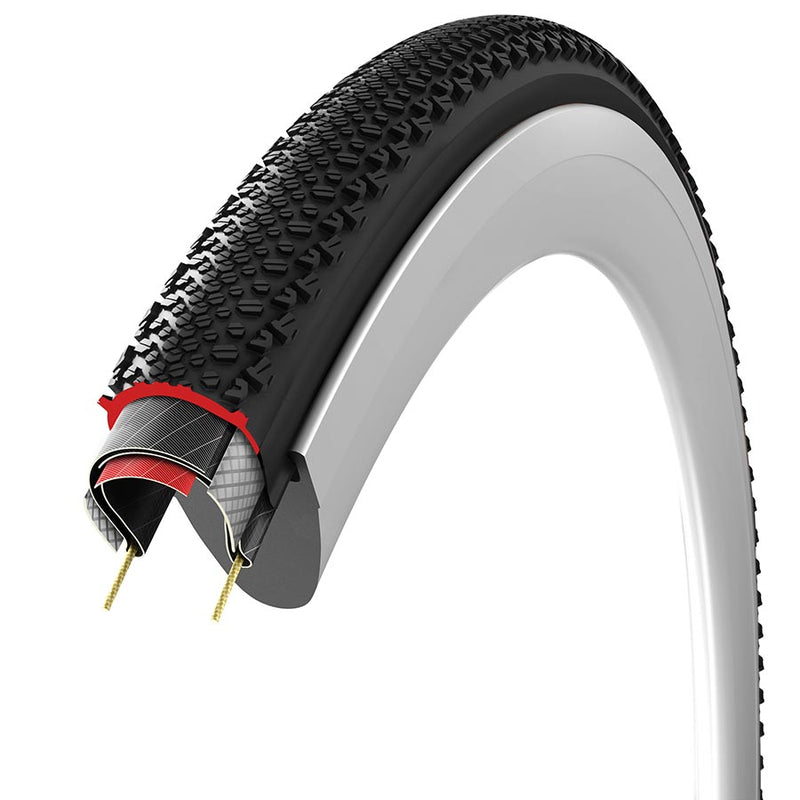 Load image into Gallery viewer, Vittoria Terreno T50 Mixed Tire - 700 x 40, Tubeless, Folding, Black, Gravel Endurance, Graphene, G2.0, E-Bike
