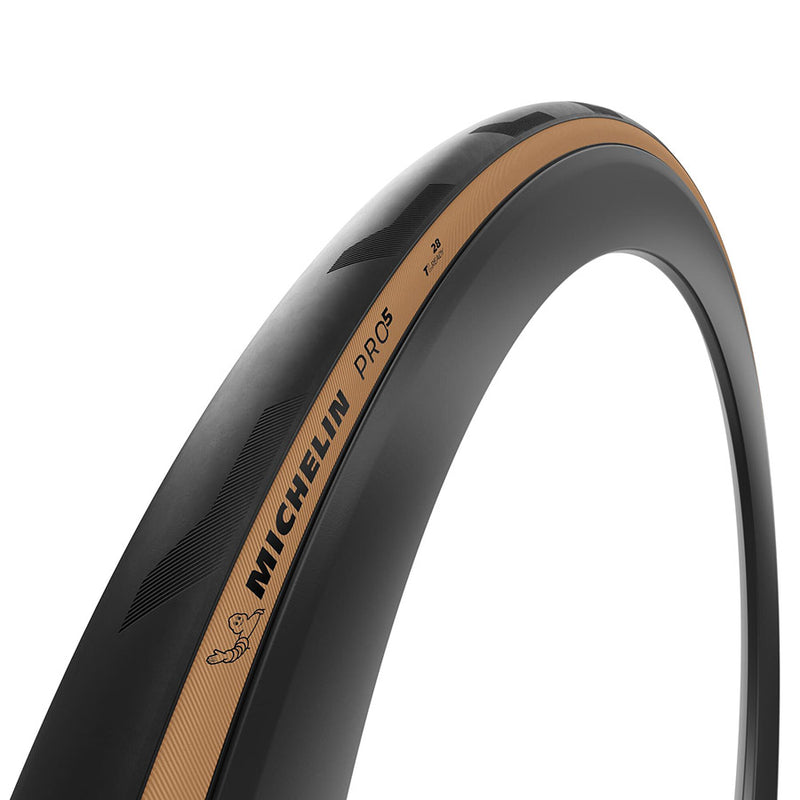 Load image into Gallery viewer, Michelin PRO5 TLR Road Tire 700x30C, Folding, Tubeless Ready, GUM-X, Bead2Bead, 3x120, Tanwall
