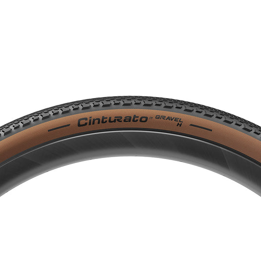 Pirelli Cinturato Gravel H HP-Line, Gravel Tire, 700x40C, Folding, Tubeless Ready, SmartEVO GR, ProWALL Gravel, 120TPI,