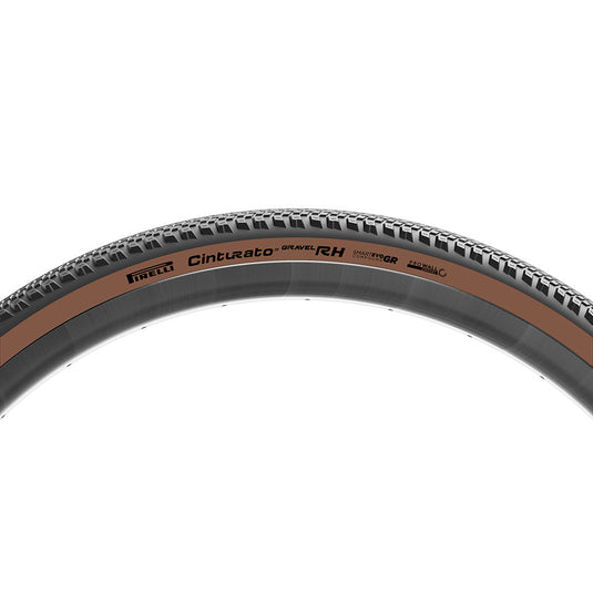 Pirelli Cinturato Gravel RH HP-Line, Gravel Tire, 700x55C, Folding, Tubeless Ready, SmartEVO GR, ProWALL Gravel, 120TPI,