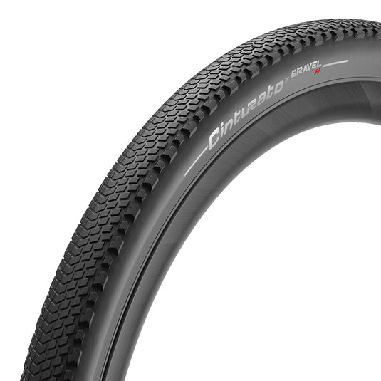 Pirelli Cinturato Gravel H P-Line, Gravel Tire, 700x35C, Folding, Tubeless Ready, SpeedGrip, TechWALL, 60TPI, Black