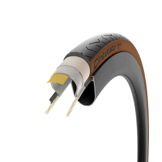Pirelli Cinturato EVO TLR Road Tire, 700x30C, Folding, Tubeless Ready, SmartEVO AS, TechWALL+, 60TPI, Tanwall
