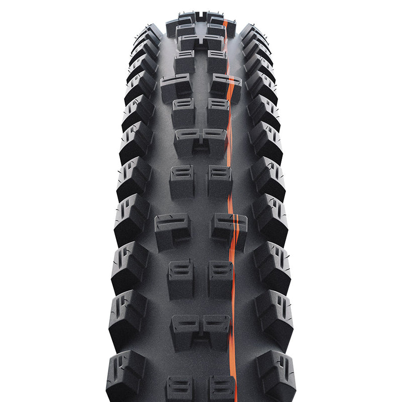 Load image into Gallery viewer, Schwalbe Tacky Chan Race Pro Mountain Tire, 29x2.40, Folding, Clincher, Soft, Diagonal, 67TPI, Black
