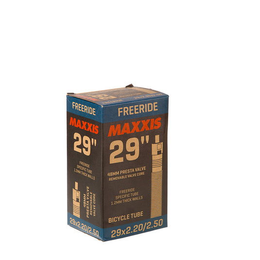 Maxxis Freeride Tube Presta 48mm for 29'' Bikes, 2.20-2.50 Width, Puncture Resistant, High-Performance, Durable Bicycle Inner Tubes (2-Pack)
