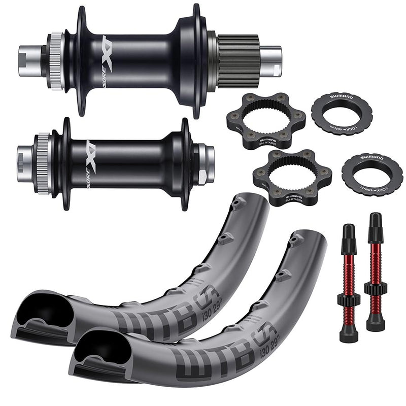 Load image into Gallery viewer, Wheel Shop WTB CZR i30 Carbon / Shimano XT M8130-B, Wheel, Front and Rear, 29'' / 622, Holes: 32, F: 15x110mm, R:
