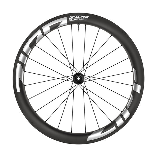 Zipp 303 XPLR S B1 Wheel Front, 700C / 622, Holes: 24, 12mm TA, 100mm, Disc Center Lock, White Graphic B1