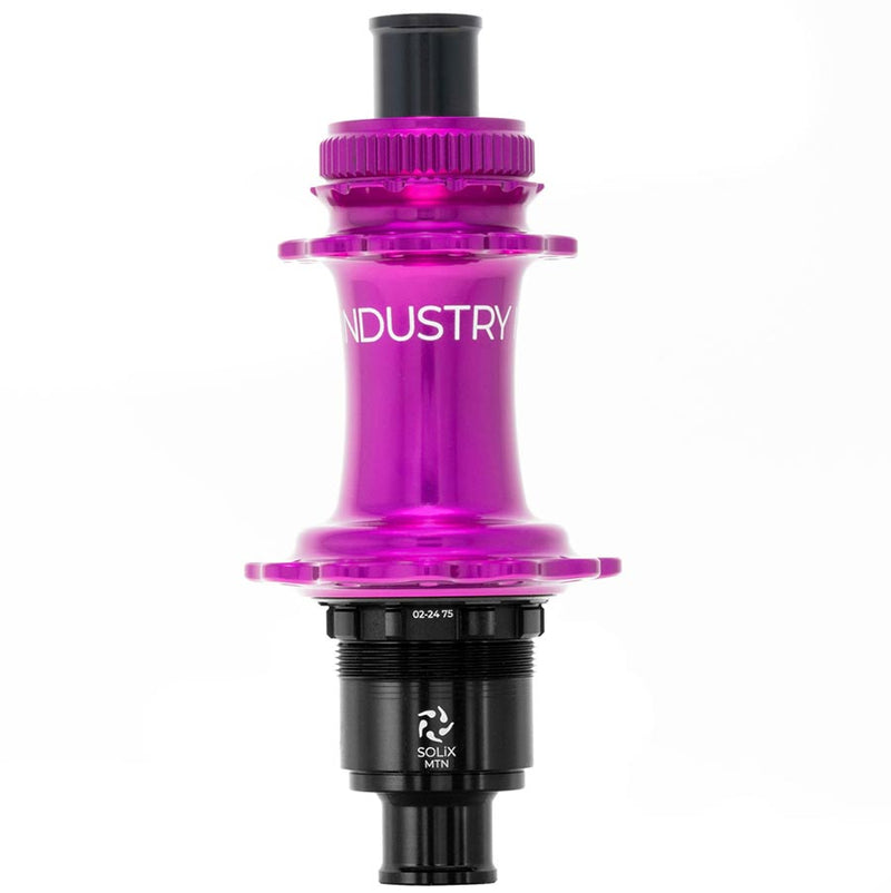 Load image into Gallery viewer, Industry Nine Solix M Classic Rear XD, Disc Hub, Rear, 28H, 12mm TA, 148mm, SRAM XD, Purple
