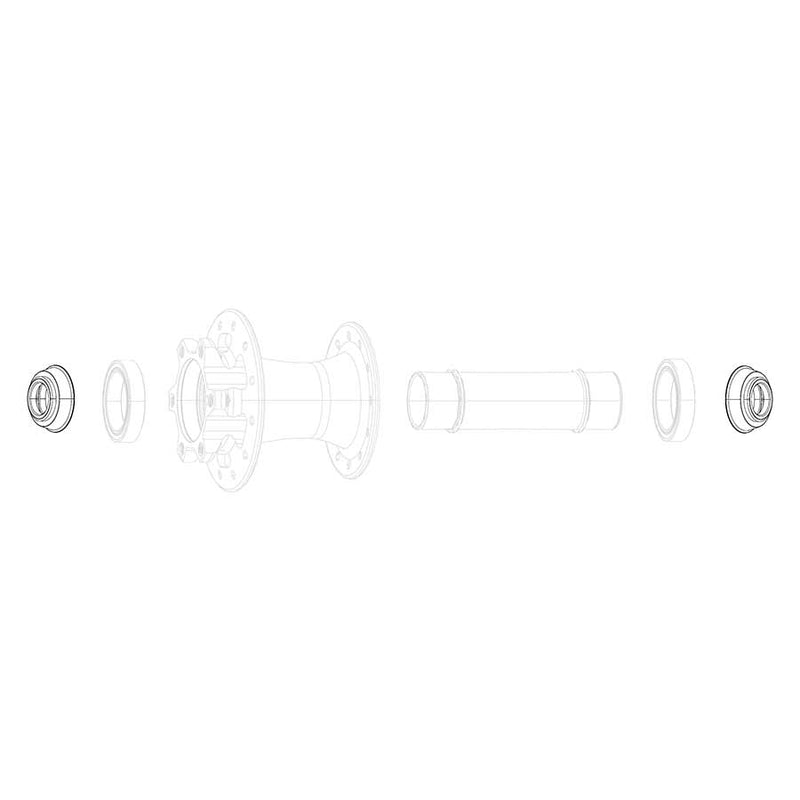 Load image into Gallery viewer, SRAM Conversion caps Front hub, (12x100, (X0, 900, Rise 60, Roam 30, Roam 40, Roam 60, Rail 40, Rise XX)

