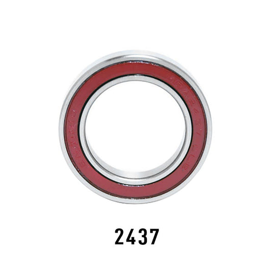 Wheels Manufacturing Angular Contact, Sealed Cartridge Bearing, MR 2437, 24x37x7mm, Steel