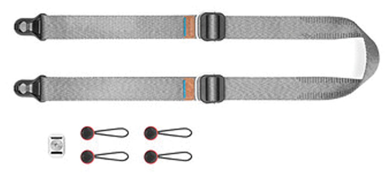 Load image into Gallery viewer, Peak Design Slide Lite Camera Strap - Ash: Comfortable and Stylish Camera Accessory
