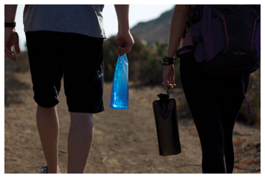 Vapur 0.7L Eclipse Sea Glass: Reusable Collapsible Water Bottle for Eco-Friendly Hydration