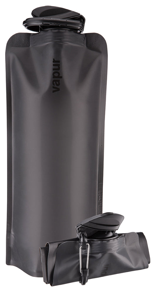 Vapur 0.7L Eclipse Blackout: Collapsible Water Bottle for On-the-Go Hydration