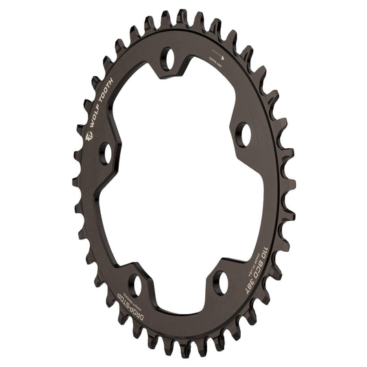 Wolf Tooth 38T Drop-Stop Elliptical Aluminum Chainring for 1x Drivetrain