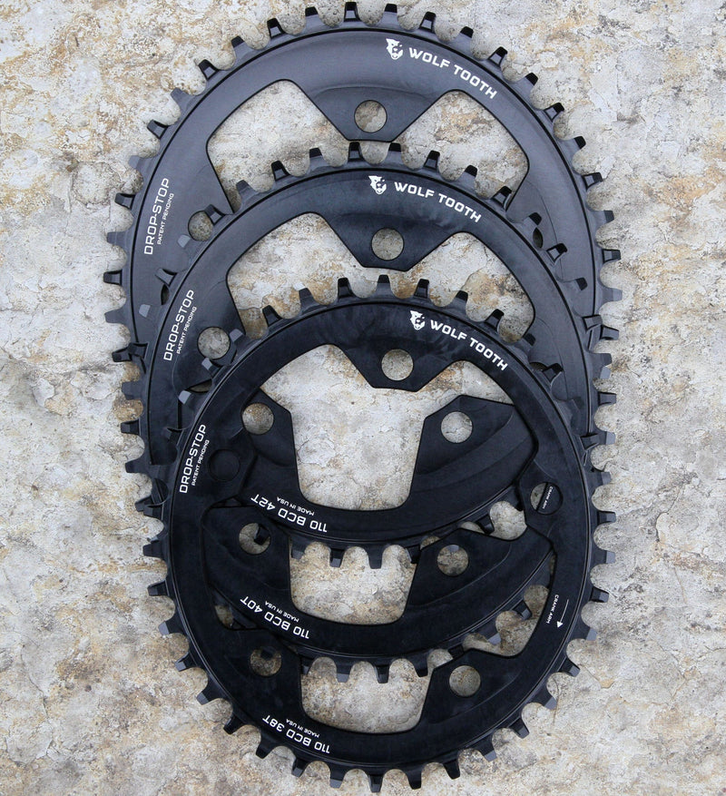 Load image into Gallery viewer, Wolf Tooth 40T Elliptical Chainring 110 BCD Aluminum for 10/11/12-Speed MTB
