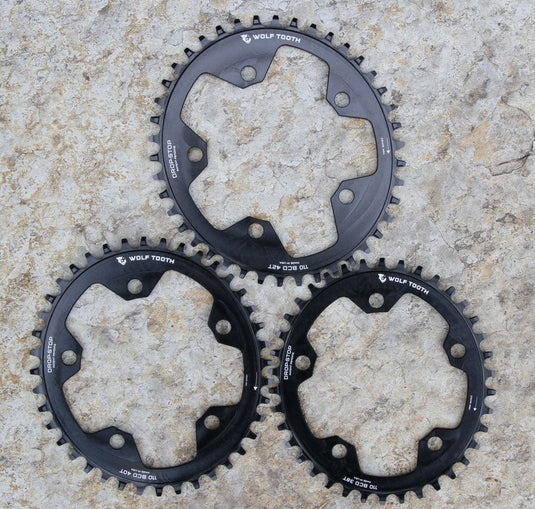 Wolf Tooth 38T Drop-Stop Elliptical Aluminum Chainring for 1x Drivetrain