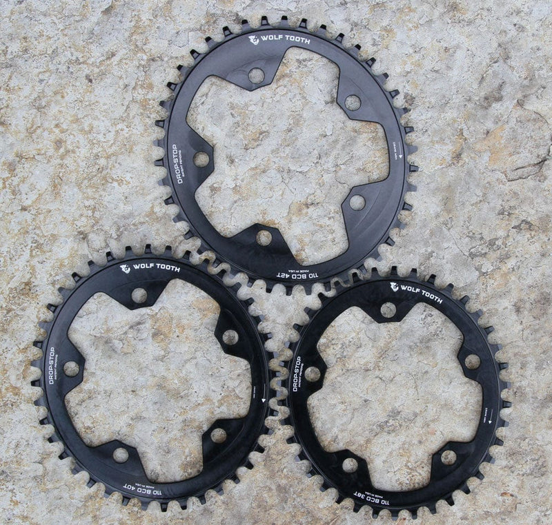 Load image into Gallery viewer, Wolf Tooth 40T Elliptical Chainring 110 BCD Aluminum for 10/11/12-Speed MTB
