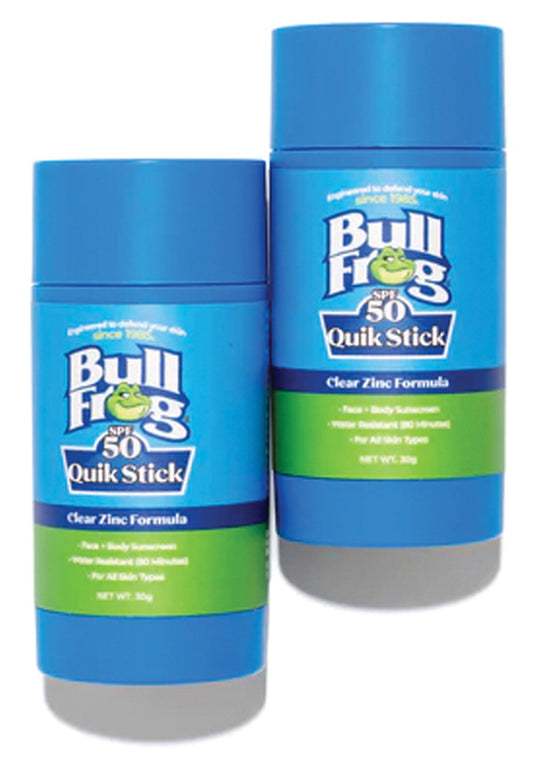 Bull Frog Quik Stick SPF50 1oz - Sun Protection On-the-Go!