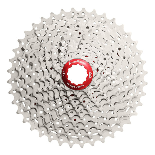 Sunrace CSMX3 10sp Cassette, 11-42t - Silver