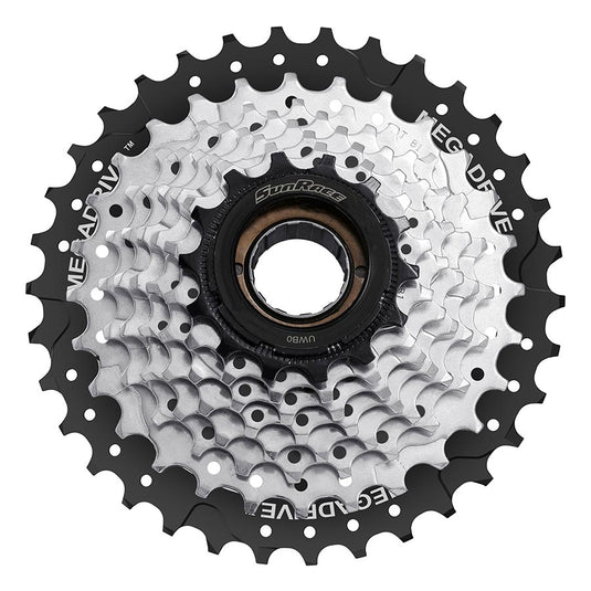Sunrace 8sp Freewheel 8sp 13-34t Silver/Black