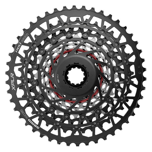 SRAM GX Eagle T-Type XS-1275 Cassette - 12-Speed, 10-52t, For XD Driver, Black/Silver