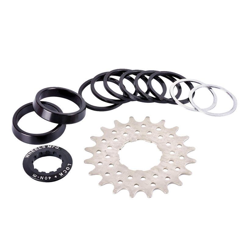 Load image into Gallery viewer, Wheels-Manufacturing-Cassette-Lockrings-&amp;-Spacers-BMX-Bike-CSSP0038
