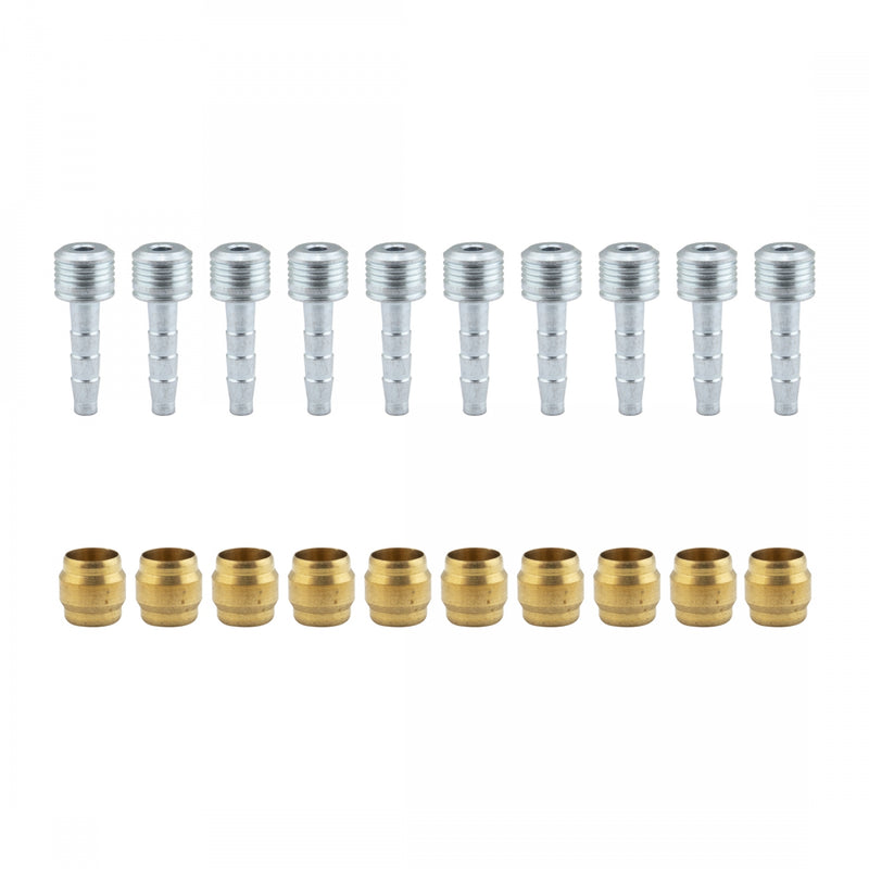 Load image into Gallery viewer, 2 Pack Campagnolo Olive and Barb Kit for Hydraulic Brake Lines, Kit of 10 Each
