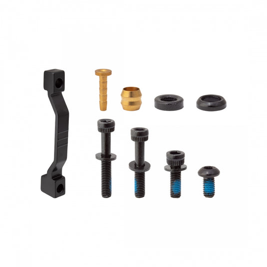Clarks M3000 eBike Hydraulic Brake Pair Standard Post Mount 180/160mm Mineral Oil