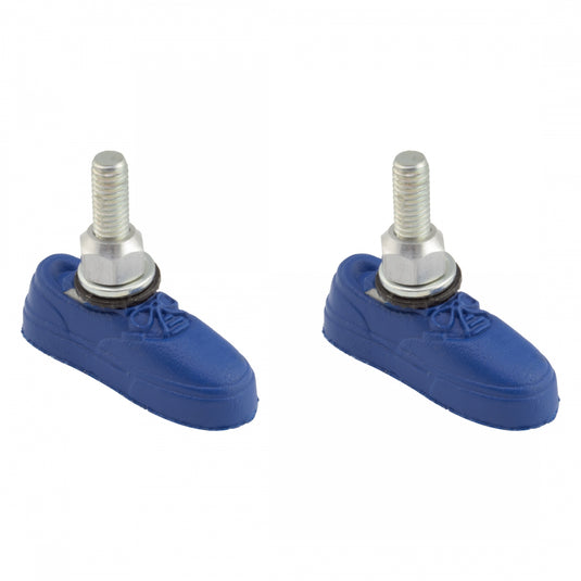 Pack of 2 Kool-Stop Vans Shoes Caliper Brake Pads Threaded Post | Navy