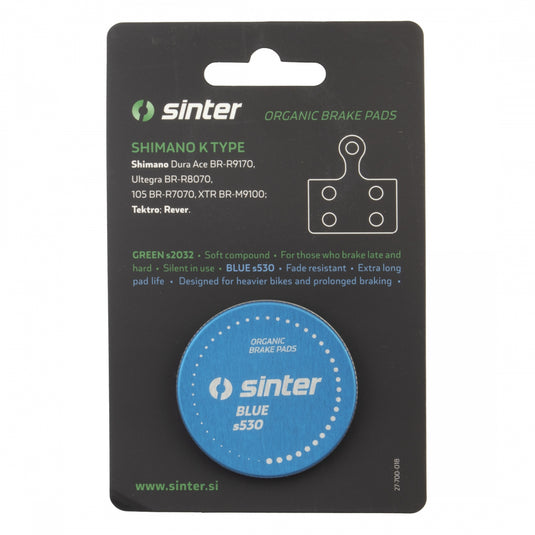 Sinter BLUE s530 Shimano Dura Ace R9170, GRX RX400, GRX RX810, RS305, RS405, R7000, R8000, R9000, RS505, RS805, Ultegra