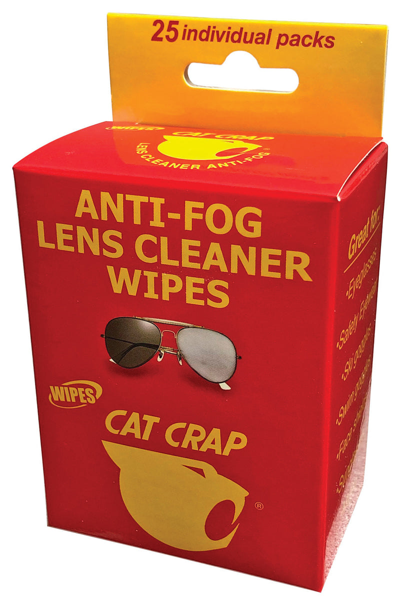Load image into Gallery viewer, EK Cat Crap Anti-Fog Wipes 25ct - Keep Your Vision Clear!
