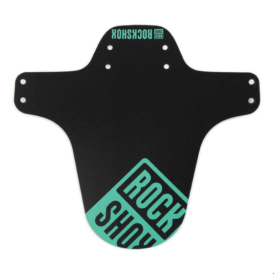 RockShox MTB Fender, Short Zip Tie, Black w/Seafoam Green