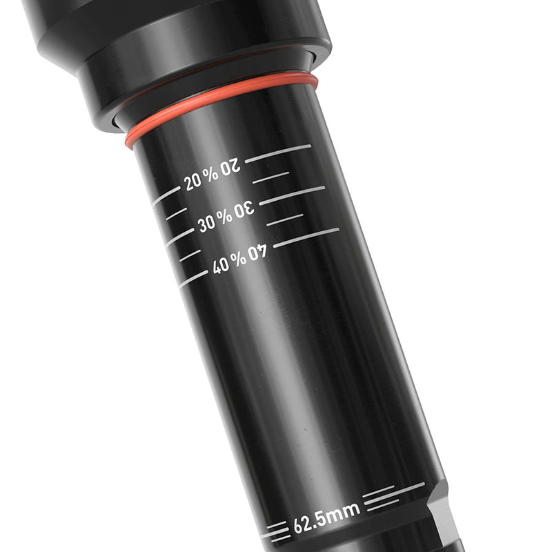 Load image into Gallery viewer, RockShox Super Deluxe Thru Shaft RCT, Rear shock, 230x62.5, Shaft Eyelet: Trunnion, Body Eyelet: Yoke, 0Neg,
