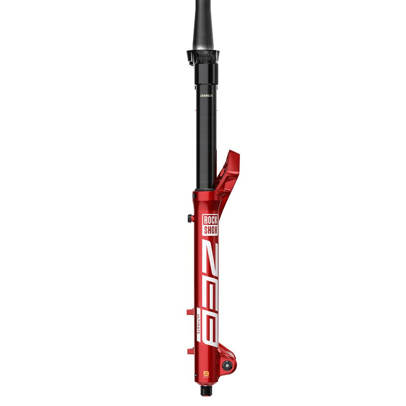 Load image into Gallery viewer, RockShox ZEB Ultimate A3 Suspension Fork, 27.5'', DebonAir+ W/ButterCups, 190mm, 1-1/8''-1.5'', 15x110mm TA, Rake: 44mm,
