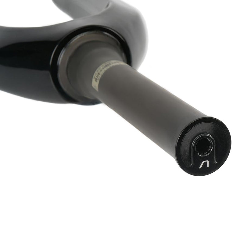 Load image into Gallery viewer, ARISE Terra Pro Rigid Fork 20'', 1-1/8''-1.5'', 20x100mm TA with 10mm adapters, Rake: 32mm, Black

