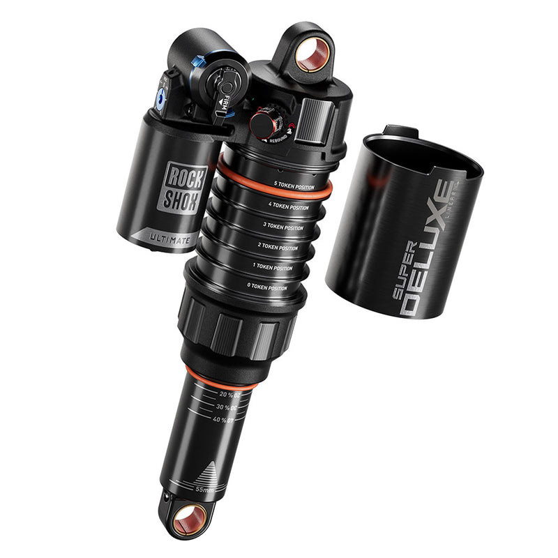 Load image into Gallery viewer, RockShox Super Deluxe Ultimate D1, Rear shock, 210x50, Shaft Eyelet: Standard, Body Eyelet: Standard, Token Loc
