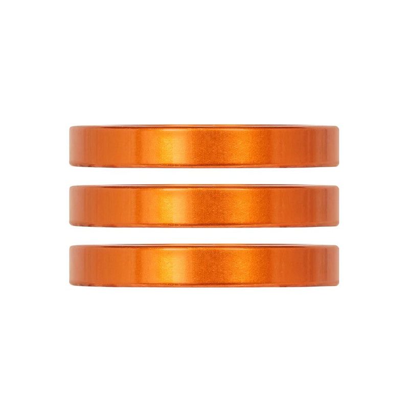 Load image into Gallery viewer, Industry Nine iRiX Headset Spacer, 1-1/8'', Height: 5mm, Aluminum, Orange, 3pcs
