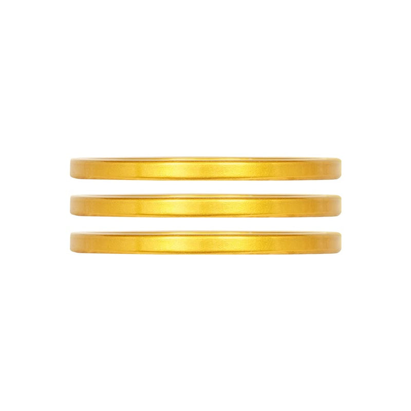 Load image into Gallery viewer, Industry Nine iRiX Headset Spacer, 1-1/8'', Height: 2.5mm, Aluminum, Gold, 3pcs
