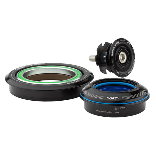 Cane Creek 40 Series ZS44/ZS62/40, Headset, : ZS44/28.6/H8 | ZS62/40, ZeroStack, Complete, Black