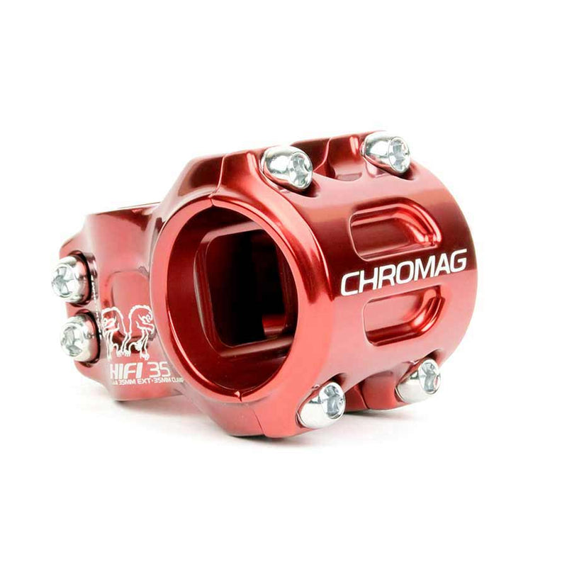 Load image into Gallery viewer, Chromag HiFi Stem 1-1/8'' L: 35mm, 0°, Dia: 35mm, Red
