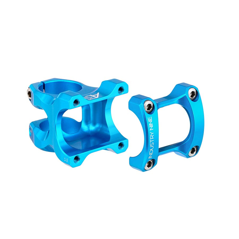 Load image into Gallery viewer, Industry Nine A318 Stem Diameter: 31.8mm, Length: 30mm, Steerer: 1-1/8'', 8°, Turquoise
