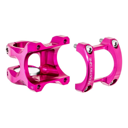 Industry Nine A318 Stem Diameter: 31.8mm, Length: 50mm, Steerer: 1-1/8'', 5°, Pink